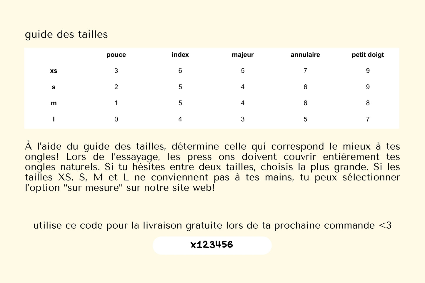 Trousse de taille